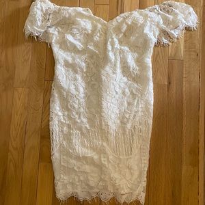 White WAYF dress perfect for a bride!